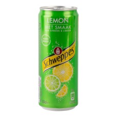Schweppes Lemon Blikjes 33cl Tray 24 Stuks